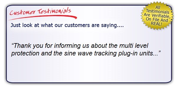 High Quality, High Performance Plug-In and Portable Surge Protector Testimonial. Get the Right Gear!